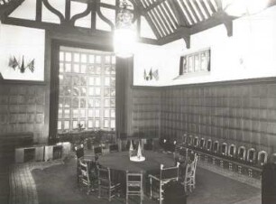 Cecilienhof. Verhandlungsraum der Potsdamer Konferenz