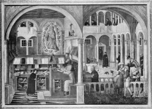 Der heilige Hieronymus erscheint dem heiligen Augustinus