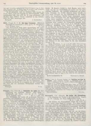 243-244 [Rezension] Elbogen, Ismar, Geschichte der Juden seit dem Untergang des jüdischen Staates
