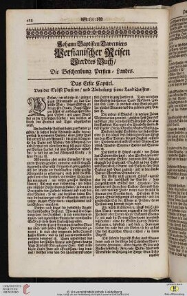 Vierdtes Buch: Die Beschreibung Persien=Landes