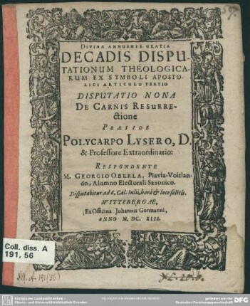9: De carnis resurrectione