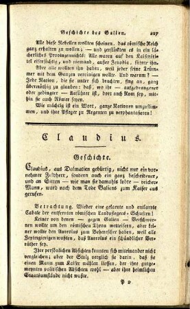 Claudius.