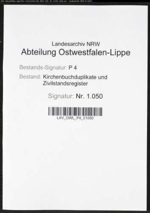 Kirchenbuchduplikat der Altlutheraner aus dem früheren Kreise Hagen, eingepfarrt nach Radevormwalde, Witten, Stadt sowie die Gemeinden Langerfeld, Oede, Breckerfeld, Ortsteil Ehringhausen (GHT 1855, H 1856, G 1857). (Gemeinde: Altlutheraner aus dem früheren Kreise Hagen, eingepfarrt nach Radevormwalde)