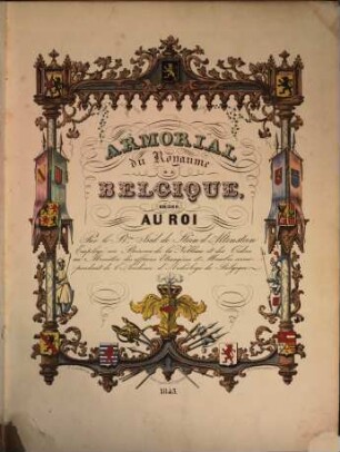Armorial du Royaume de Belgique : dédié au Roi