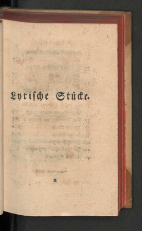 Lyrische Stücke.