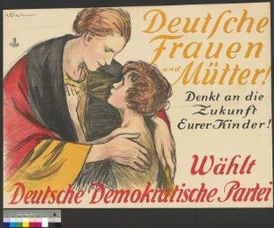 Wahlplakat der DDP zur Reichstagswahl am 7. Dezember 1924