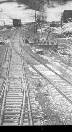 Gaildorf Brücke Gleisbauarbeiten