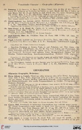 Geographie (Nr. 182-217)