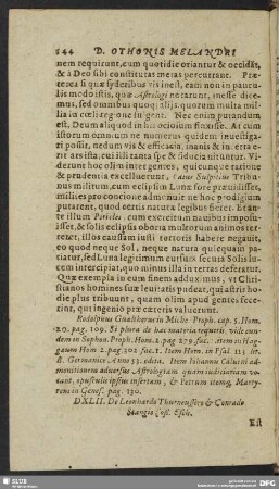 DXLII. De Leonhardo Thurneussero & Conrade Stangio Coß. Esch.