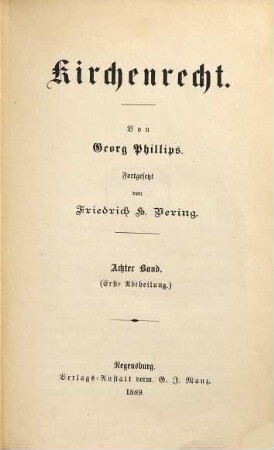 Kirchenrecht, 8,1