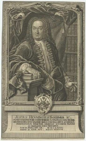 Bildnis des Justus Henningius Boehmer