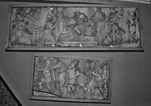 Relieffragmente des Grabmals der Herzogin Dorothea (Ehefrau Albrechts von Brandenburg)