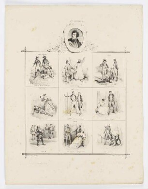 Alexandre Dumas, aus: "Moderne Illustrationen"