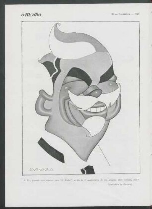 Caricatura [do Washington Luís] de Guevara