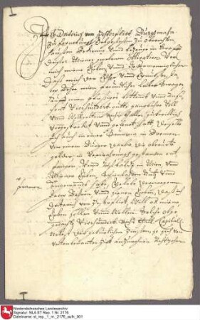 1616, Dezember 25; Diederich von Zesterfleth verpfändet dem Jacob Behr alle seine Güter.
