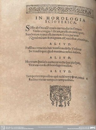 IN HOROLOGIA SCIOTERICA.