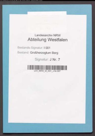 Ablieferung der Vermessungskarte vom Veller Brok, Mairie Beckum