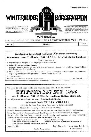 Nr. 10, Oktober 1959