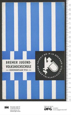 Jugendprogramm 2. Trimester 1956