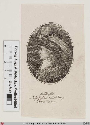 Bildnis Merlin (gen. "Merlin de Douai"), Philippe-Antoine (1808 comte de)