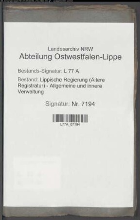 Lieferung von Hemden für die preußische Division v. Borstell, Bd. 1