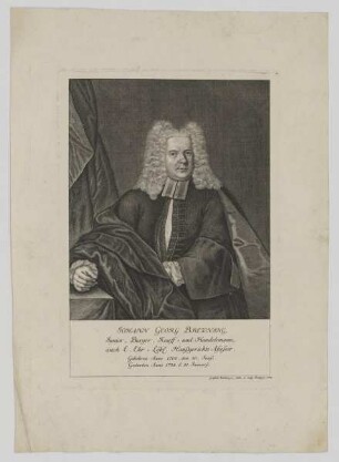 Bildnis des Johann Georg Breuning