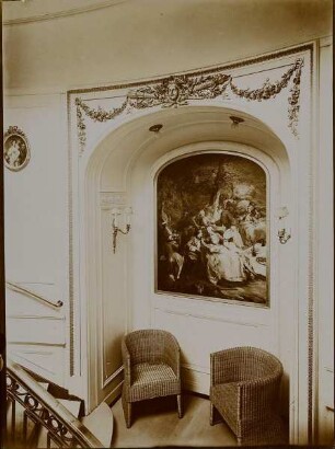 Sitzecke im Treppenhaus