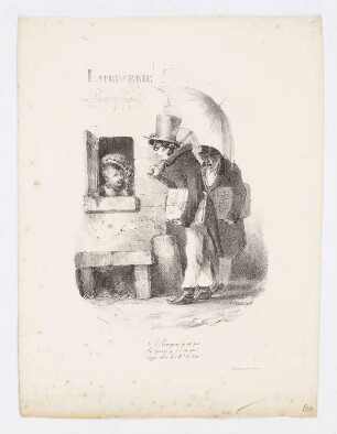Zwei Lithographen, aus: "Verschiedene Lithographien"