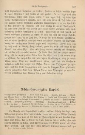Achtundzwanzigstes Kapitel