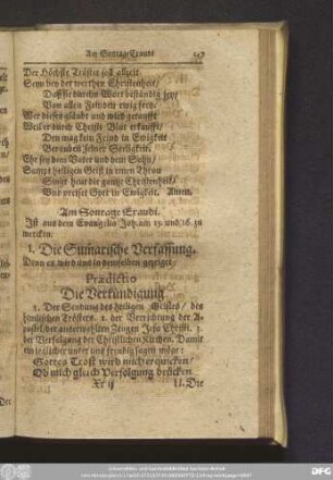 Am Sontage Exaudi.