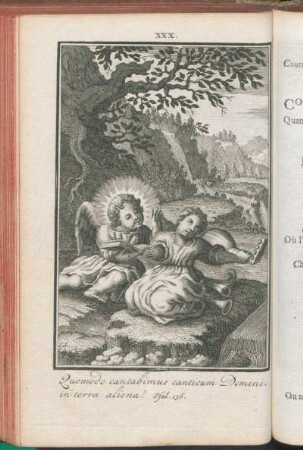 XXX. [Comment pourrions-nous chanter des cantiques du Seigneur dans uns terre étrangere?]