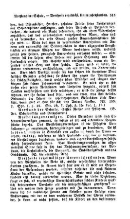 Vortheile regelmäßiger Unterrichtsstunden