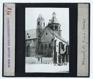 Worms, St. Paulus : Außenansicht von NW, Westbau