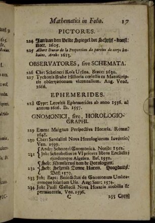 Ephemerides