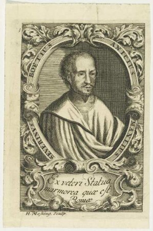 Bildnis des Anicius Manlius Severinvs Boetius