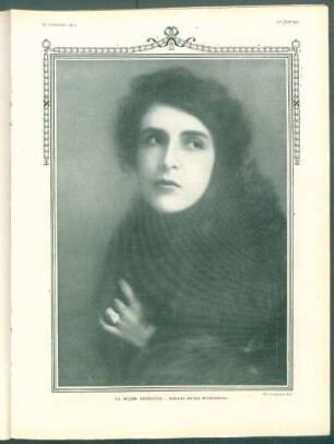 La mujer argentina. : Señorita Maruja Mendilaharzu