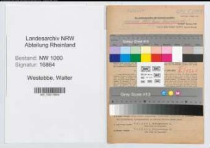 Entnazifizierung Walter Westebbe, geb. 07.03.1894 (Zahnarzt)