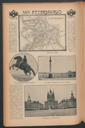 San Petersburgo : Las capitales de las potencias en guerra