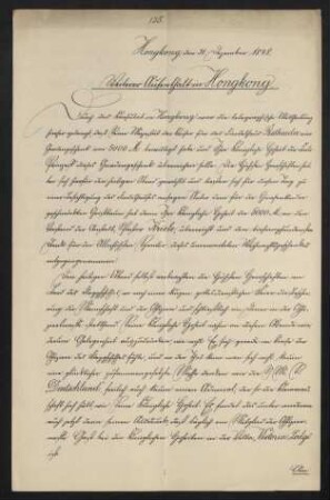 Weiterer Aufenthalt in Hongkong vom 31.12.1898 (135)