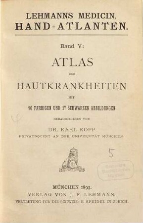 Atlas der Hautkrankheiten