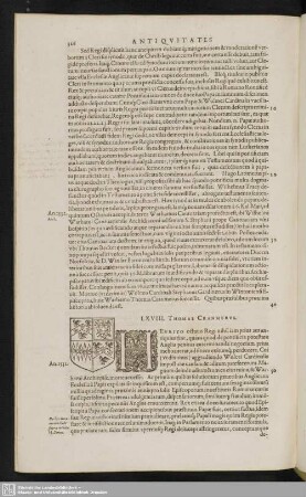 LXVIII. Thomas Cranmerus