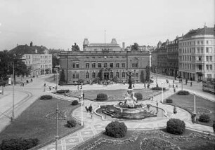 Görlitz, Postplatz : Görlitz. Postplatz. Ansicht von Nordwesten