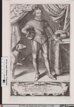 Bildnis Johann Albrecht II., Herzog zu Mecklenburg-Güstrow (reg. 1610-36)
