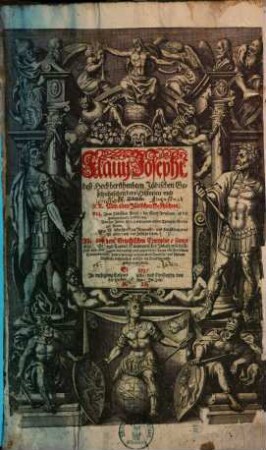 Historien und Bücher : XX. Von alten Jüdischen Geschichten. VII. Vom Jüdischen Krieg, der Statt Jerusalem und deß ganzen Landes zerstörung, Von der Juden alten Herkommen wider Apionem Grammaticum ...