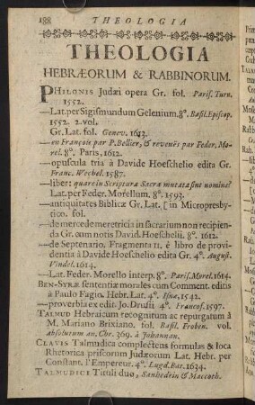 188-202, Theologia Hebraeorum & Rabbinorum