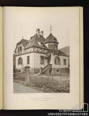 29. Villa Bronner in Neckargemünd. Architekt: L. Schäfer, Mannheim.