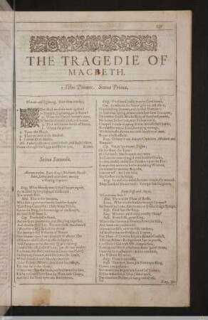 The tragedie of Macbeth