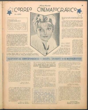 Respuestas correspondientes a nuestra encuesta cinematográfica