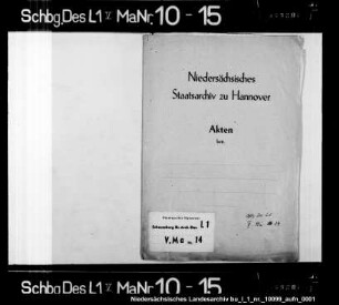 Summarisches Verzeichnis der Feuerstellen, Handwerker, Ländereien, des Viehs etc. in den Vogteien