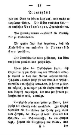Traurigkeit
